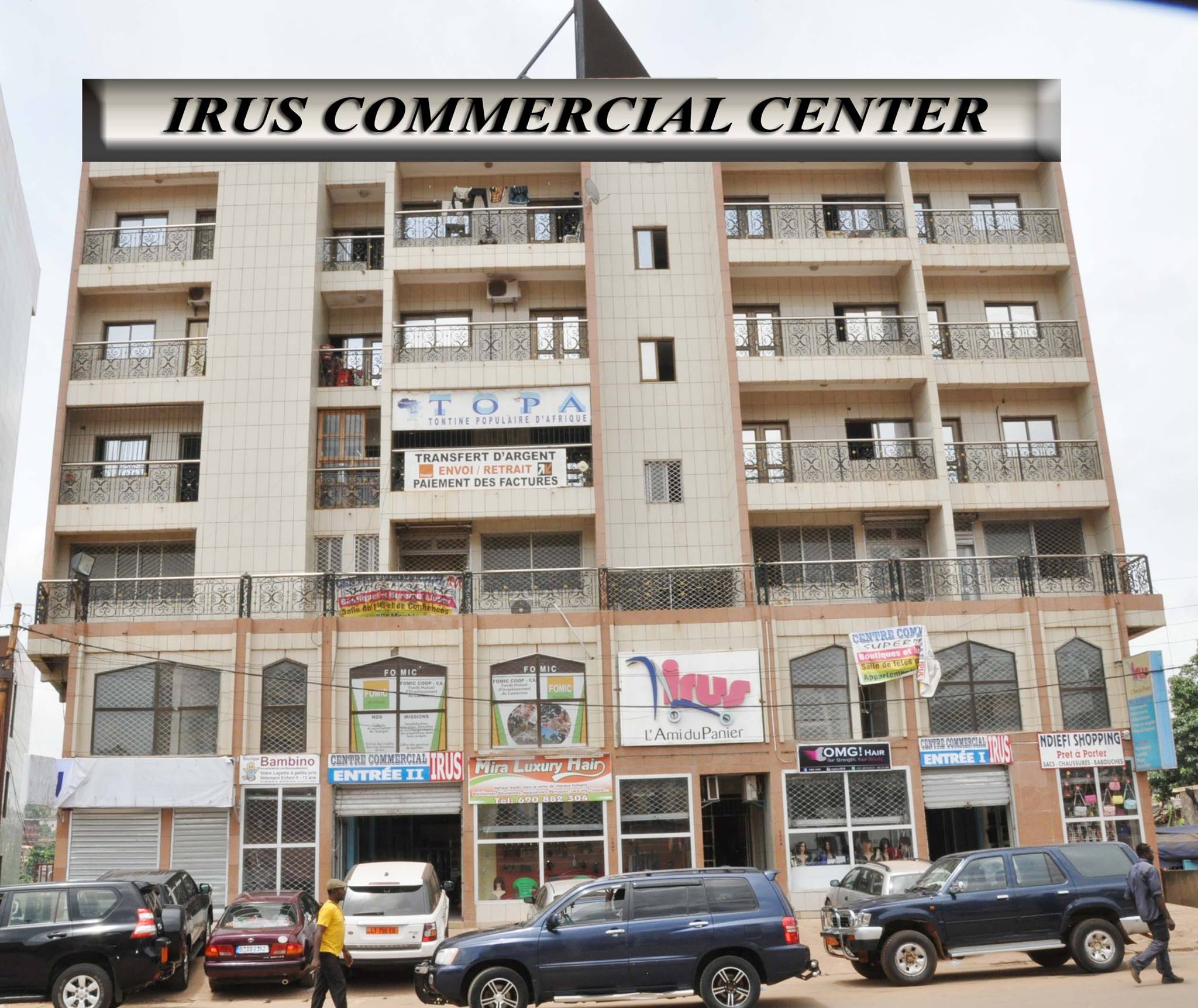 centre commercial irus